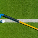 Field Hockey Stick and Ball